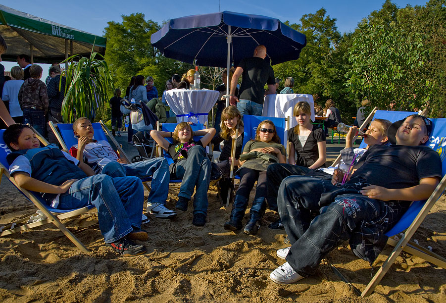 Chillen auf'm Schulhof