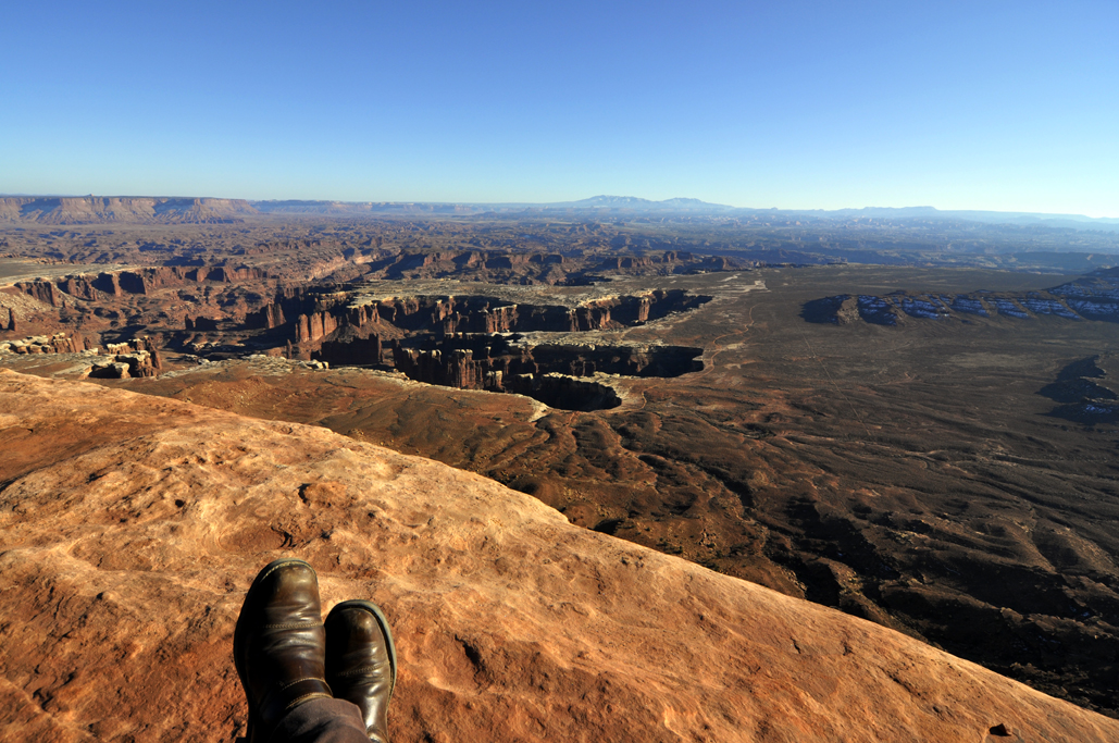 chilling out in canyonlands