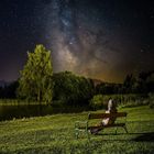 Chill'n on lake Linserhof and be flashed from the nightsky 