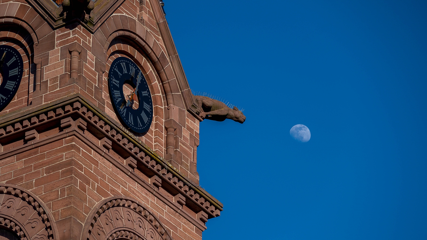 Chimäre und Mond