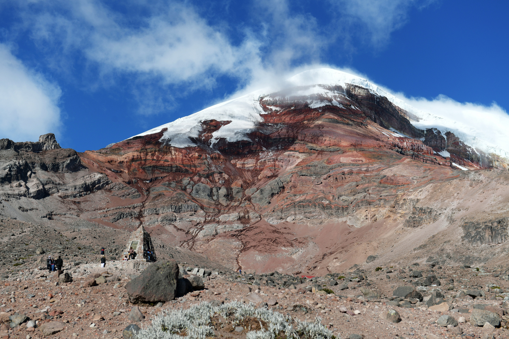 Chimborazo, Gipfel mit Friedhof 