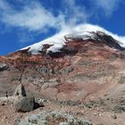 Chimborazo, Gipfel mit Friedhof 