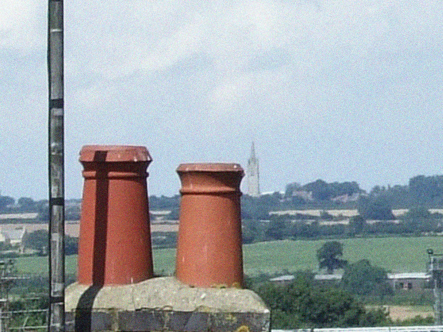 chimney pots and hanslope spire