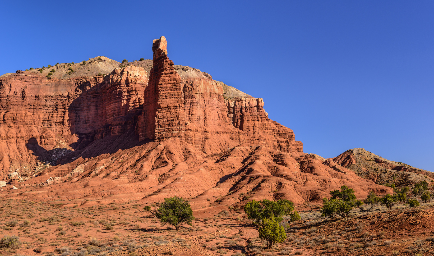 Chimney Rock 3, Capitol Reef NP, Utah, USA Foto & Bild himmel, natur, herbst Bilder auf