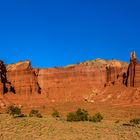 Chimney Rock Panorama, Capitol Reef National Park, Utah, USA