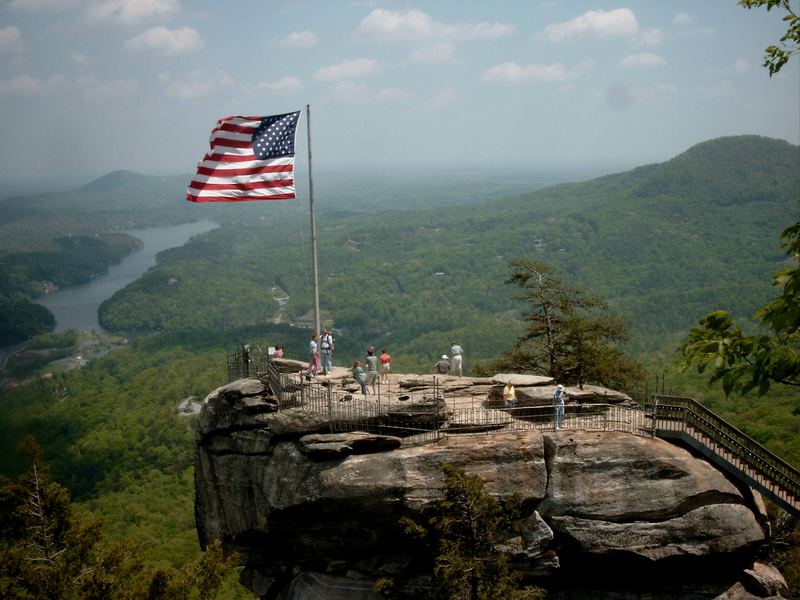 ChimneyRock, North Carolina - eine Besichtigung die toll war!