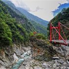 CHIMU BRIDGE TAROKO NATIONAL PARK TAIWAN