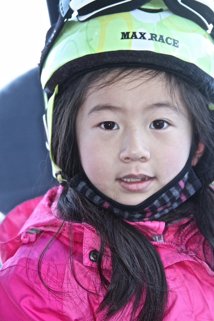 China -20 Grad C und Ski fahren in der Gondel