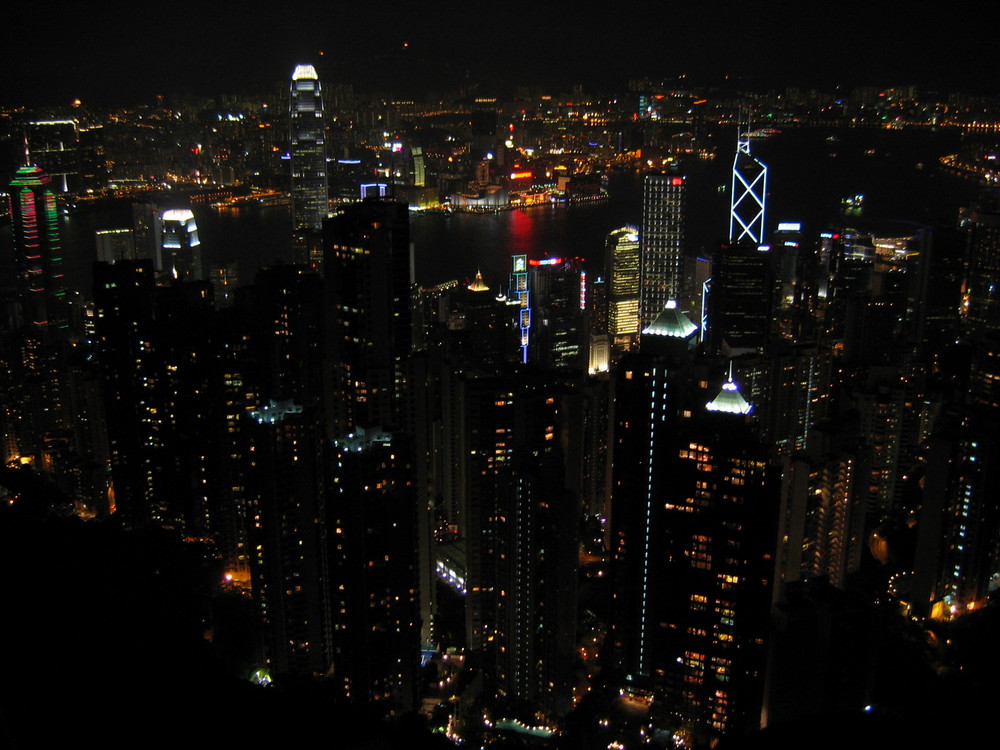 China 2007, Hong Kong, Peak View (Night)