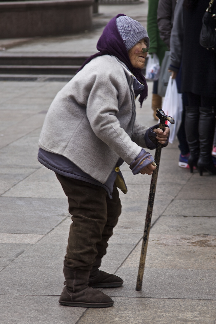 China: Armut in Qingdao .