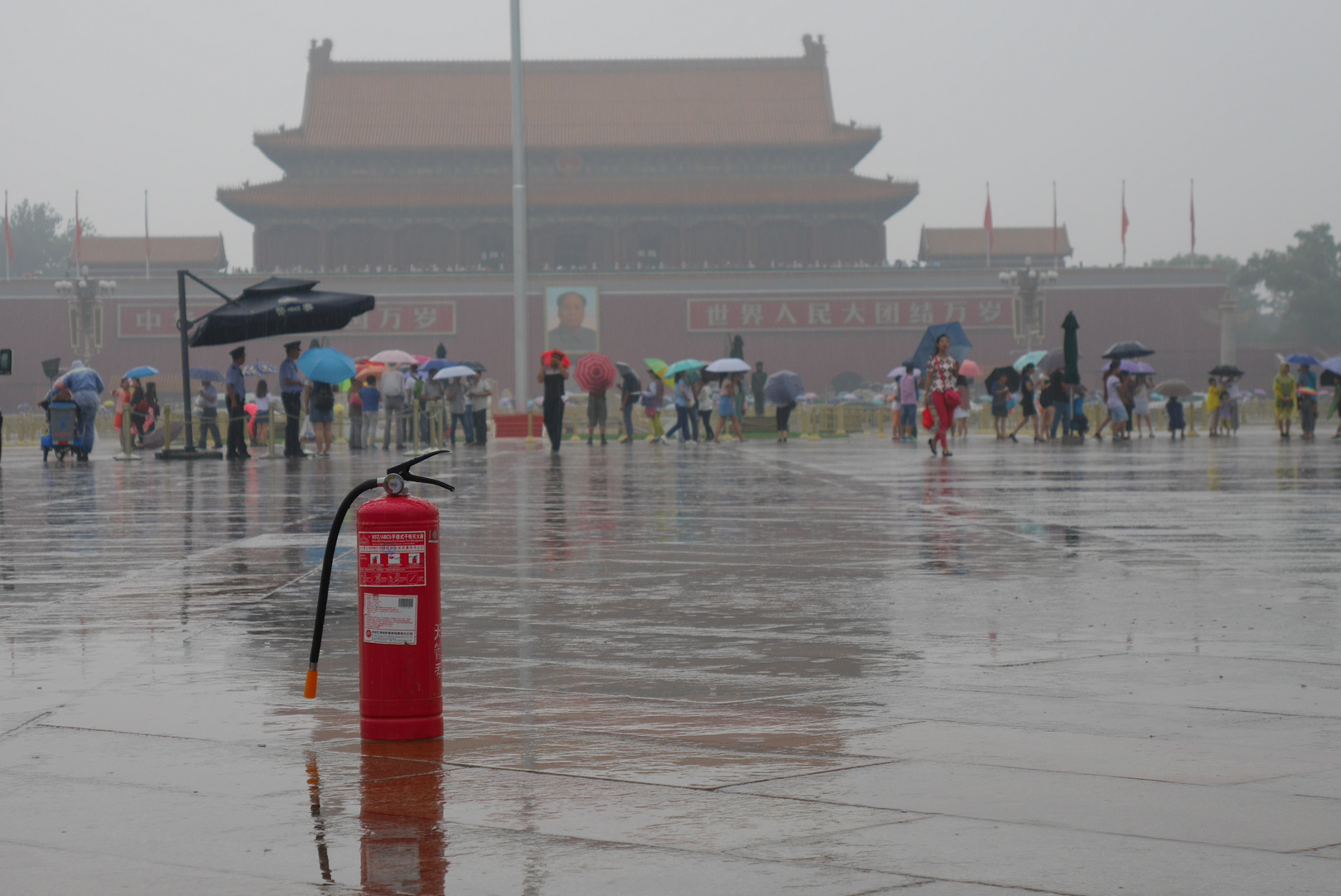 China - Beijing - löscht den Brand der Freiheit