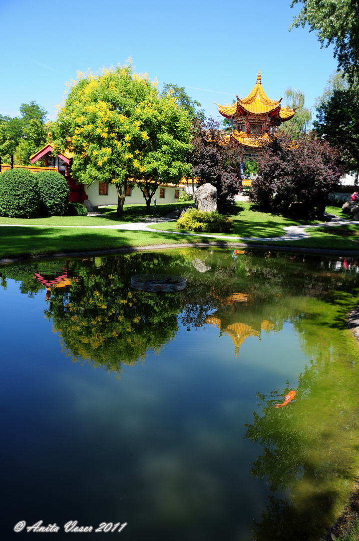 China Garten mitten in Zürich