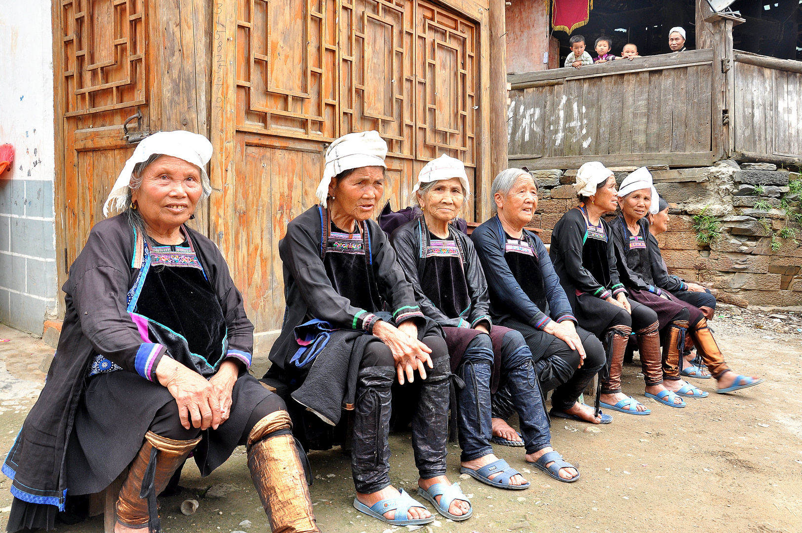 China Guizhou "Willkommen im Dorf"