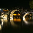 China historische Dorf - Brücke