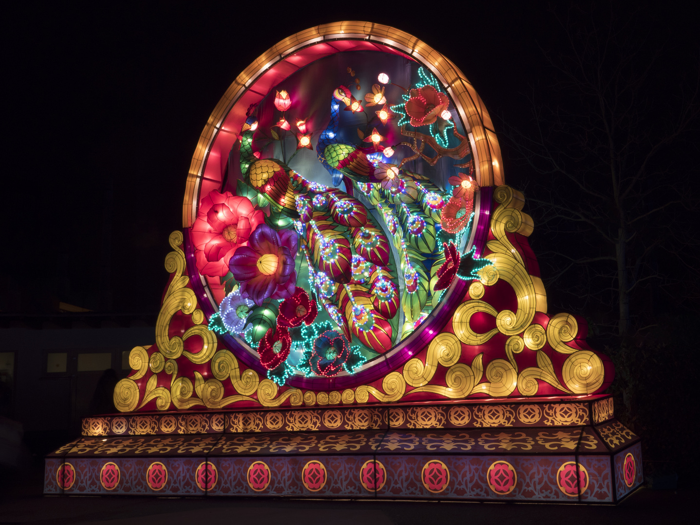 ~ China Light Festival - der große Pfau ~