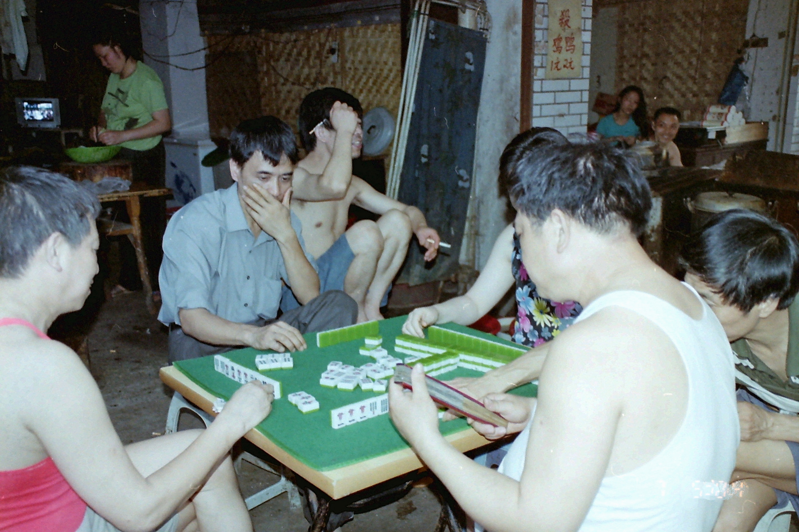 China: Mahjongspieler