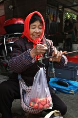 China: Marktfrau