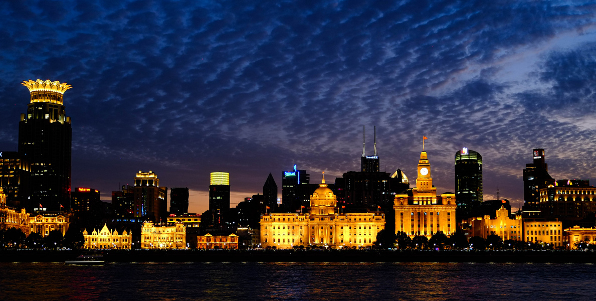 China | Night view of The Bund in Shanghai