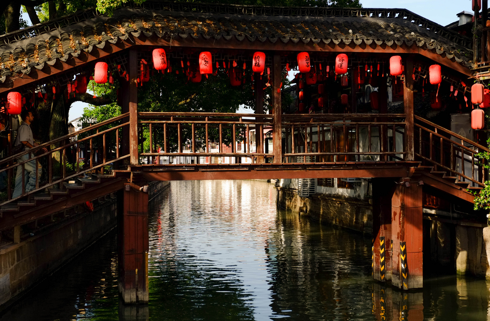 China | Traditional bridge in Zhujiajiao water town