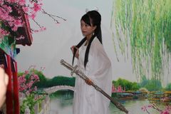 China, traditionelle Frau