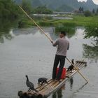 China, Yangshou, Dragon Bridge, Kormoranfischer 2011