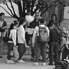 China: Zuckerwatte im Schulhof