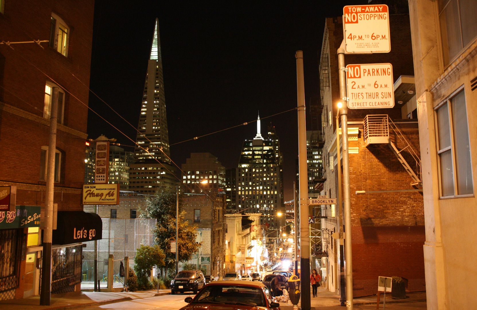 Chinatown SF at night