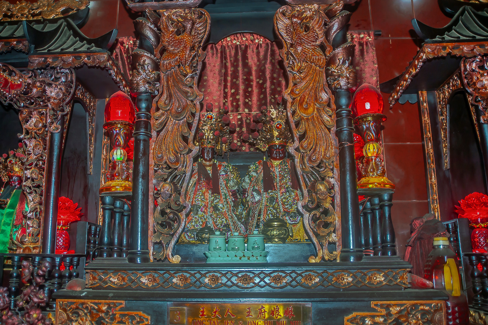 Chinese Buddhism altar on Bali