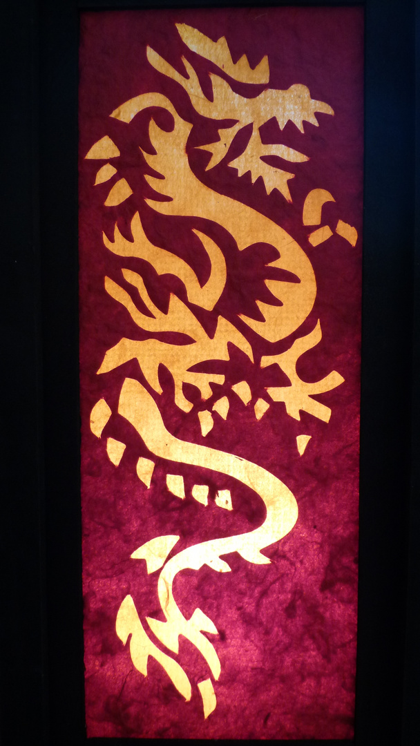 Chinese Dragon Lamp