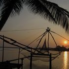 chinese fishernet sunset