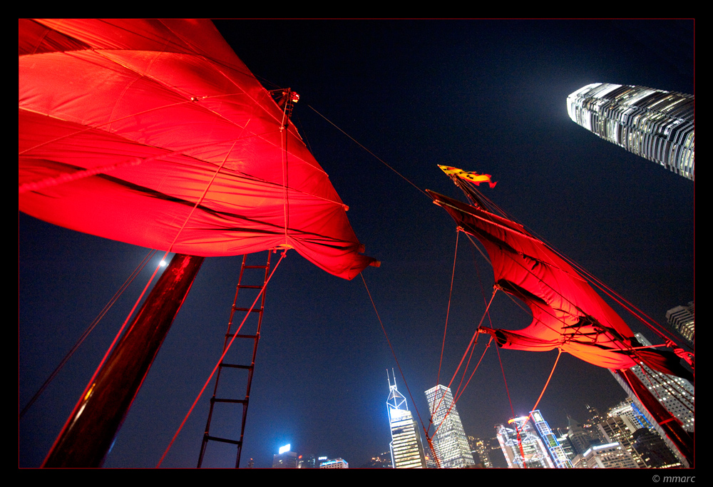 Chinese Junk in the Harbor