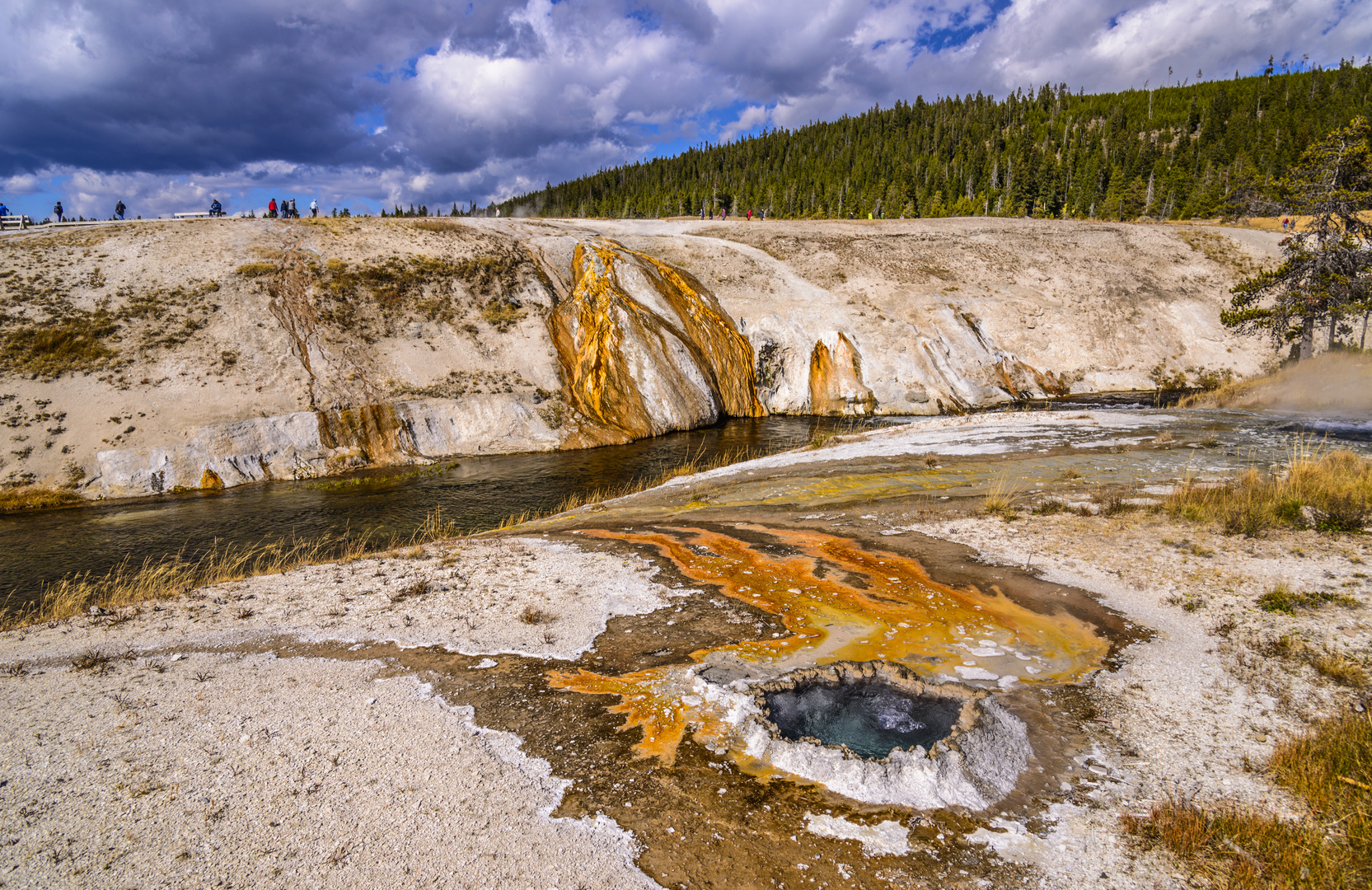 Chinese Spring, Yellowstone NP, Wyoming, USA Foto & Bild himmel