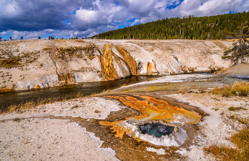 Chinese Spring, Yellowstone NP, Wyoming, USA Foto & Bild himmel