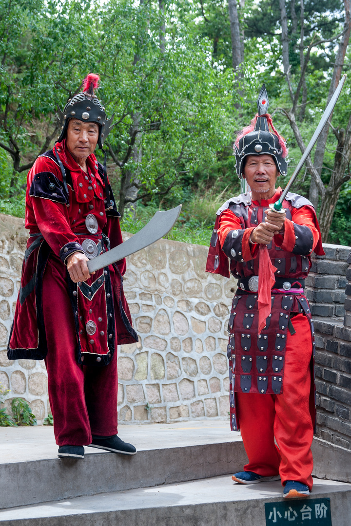 Chinese Warriors at the Great Wall