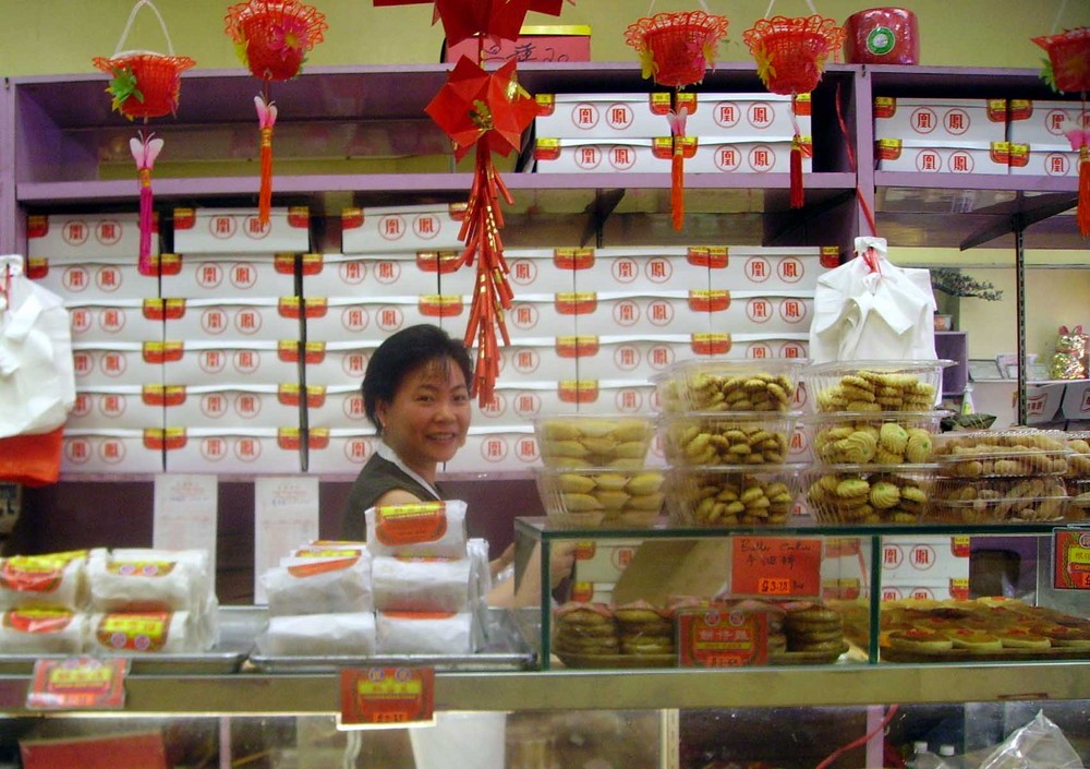 Chinesische Bäckerei in China Town, New York City