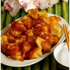 Chinesische Basi Pingguo (heiße kandierte Äpfel)