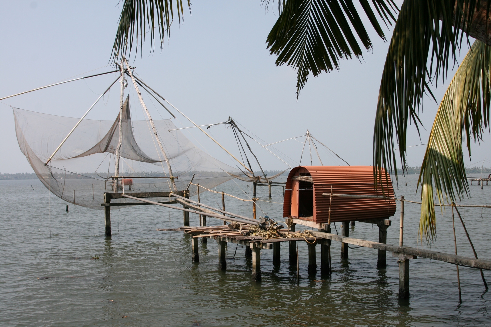 Chinesische Fischernetze