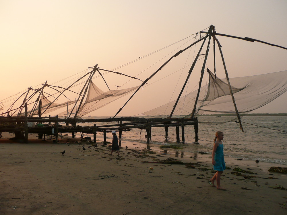 Chinesische Fischernetze in Kochi