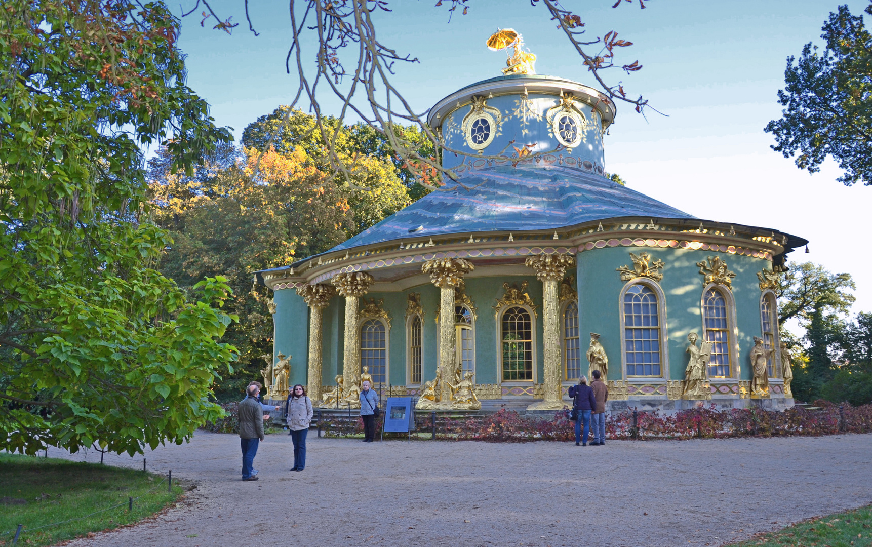 Chinesische Haus / Teehaus im Park Sanssouci