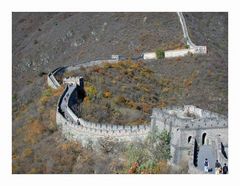 Chinesische Mauer im Herbst