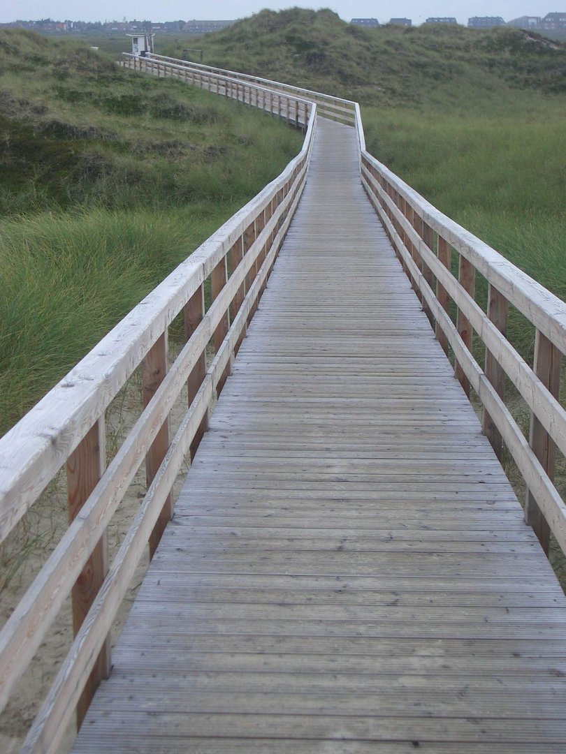 'chinesische mauer'-steg 3 sylt 2010