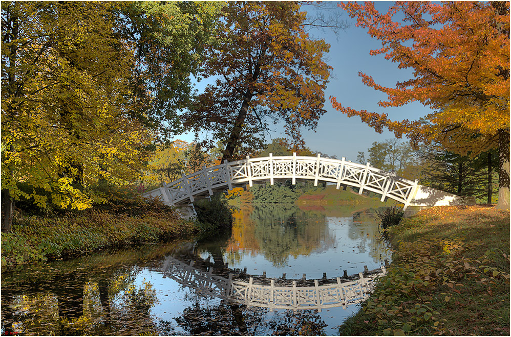 Chinesische oder weiße Brücke Foto & Bild landschaft