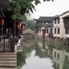 Chinesische Wasserstadt Nanxiang bei Shanghai