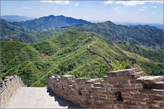 Chinesischen Mauer bei Mutianyu