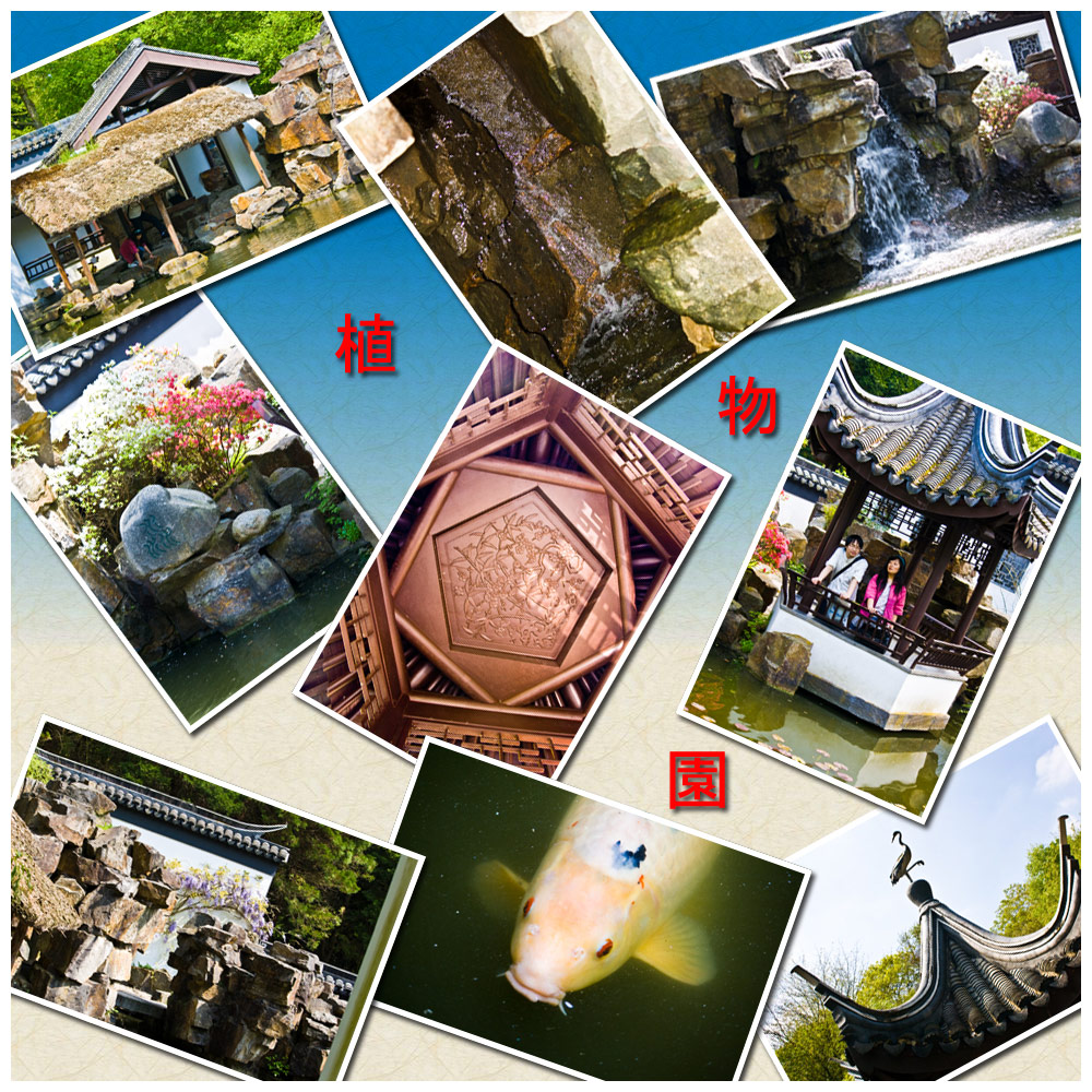 Chinesischer Garten... Foto & Bild | fotomontage, montage ...