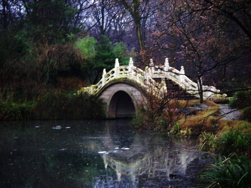 Chinesischer Garten im Duisburger Zoo Foto & Bild