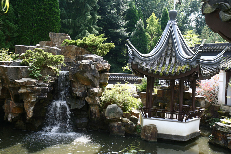 Chinesischer Garten in Bochum Foto & Bild architektur, ländliche