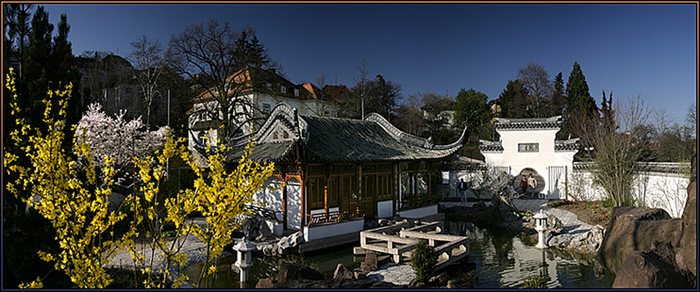 Chinesischer Garten In Stuttgart Foto Bild Panorama Techniken