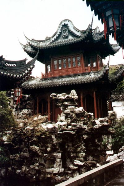 Chinesischer Garten mit Teehaus
