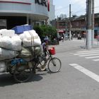 Chinesischer Recycling-Transporter